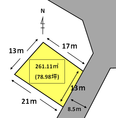 《売地》日立市久慈町２丁目１番地内