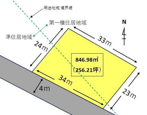 《貸地》日立市水木町1丁目22番地内