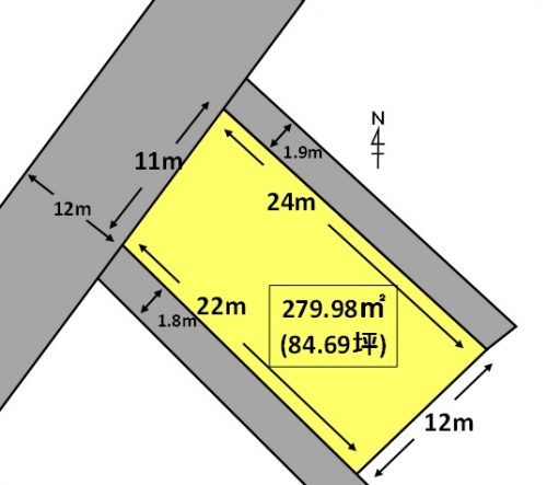 《売地》日立市会瀬町１丁目１３番地内