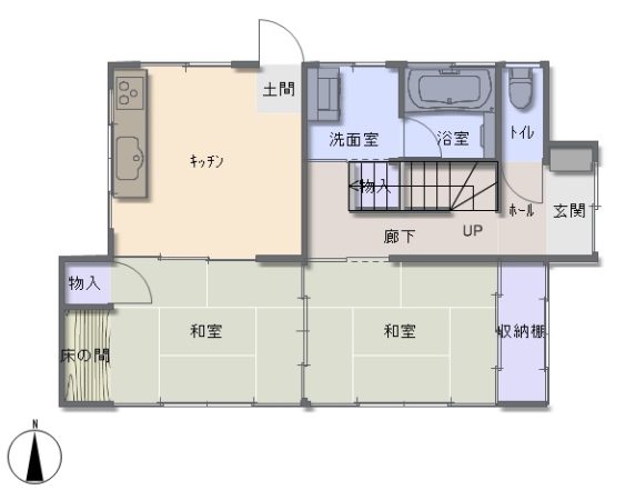 １階間取図